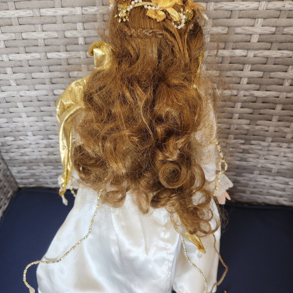 Porcelain Doll. Antique, vintage dolls.